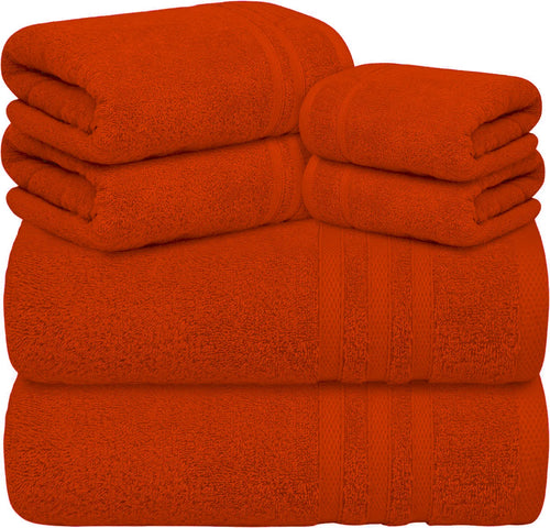 Absorbent Bath Towels Set 8 Pieces